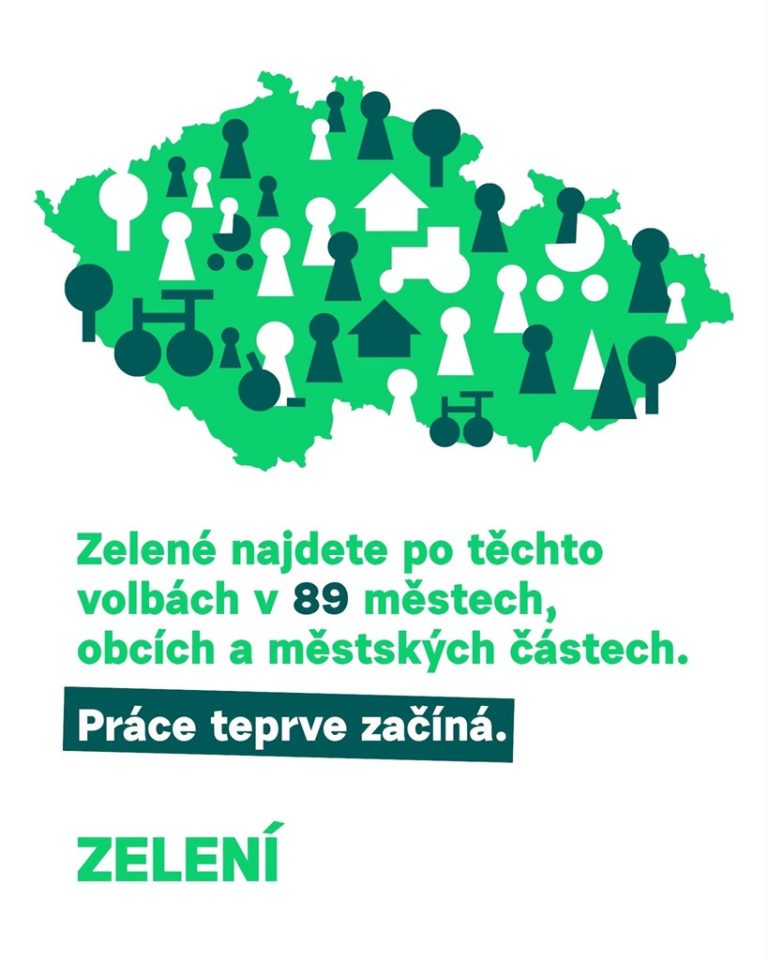Zelení usednou v zastupitelstvech po celém Česku